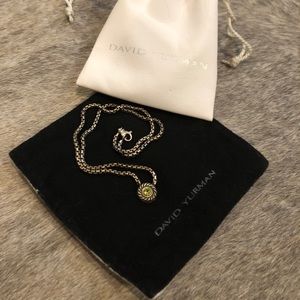 David Yurman peridot necklace